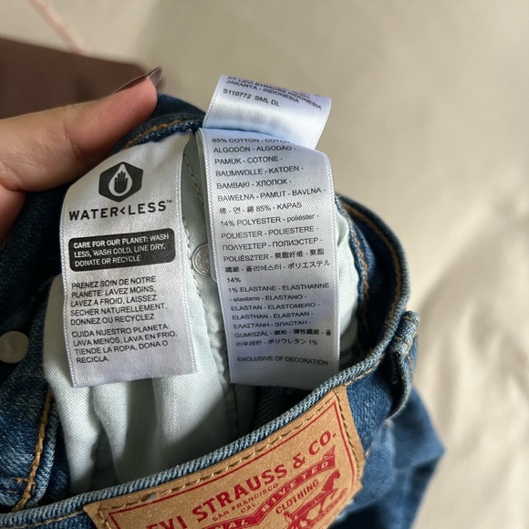 Levi's Denim Ribcage Straight Ankle - 27 - Picture 10 of 10